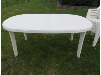 Plastic  Table And Chairs