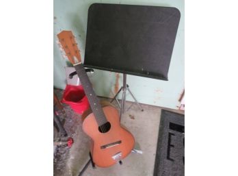 Guitar & Music Stand