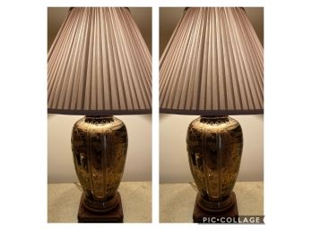 Pair Of Asian Style Lamps