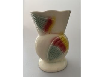 Rainbow Shell Roseville Pottery Vase