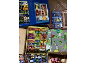 Large Lot Of Matchbox And Toy Cars/trucks