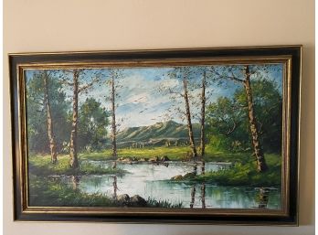 Oil Painting Signed Cooper