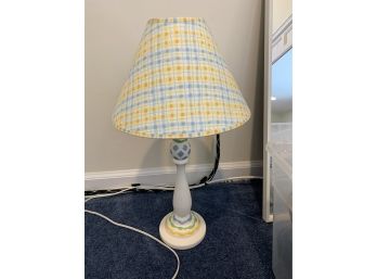 Blue And Yellow Lamp