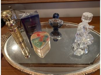 Seven Piece Perfume And Vanity Set