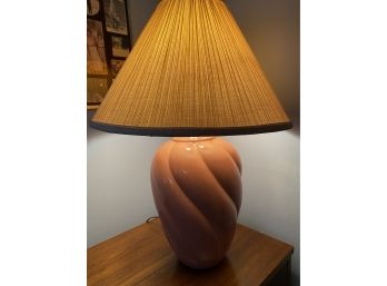 Pink Ceramic Lamp