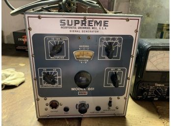 Supreme Model 661 Signal Generator