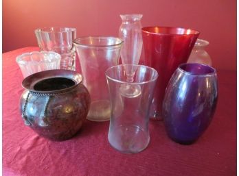Lot Of Assorted Vases
