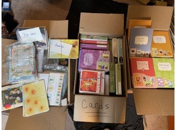Huge Lot Of Assorted Stationery/cards