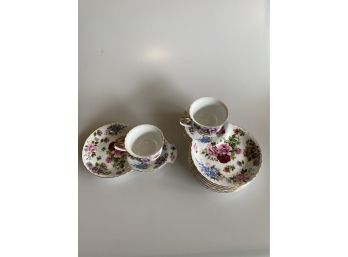 Set Of 16 Teacups $ Plates