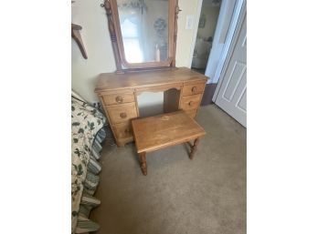 Project Piece Vanity, Bench & Matching Night Table