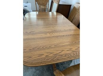 Oak Dining Table With 6 Chairs