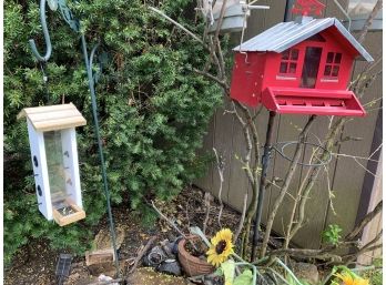Bird Feeder And House