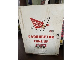 Vintage Metal Carburetor Cabinet