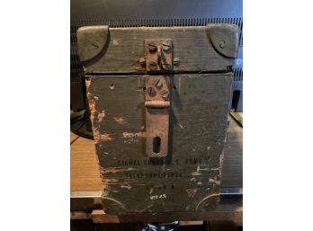 US Army Telephone Repeater Box