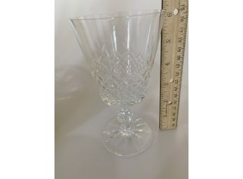 Set Of 8 Crystal Wheat Glasses