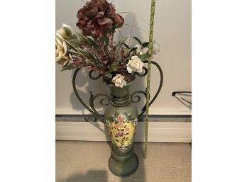 Metal Floral Vase