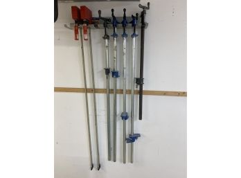 Pipe Clamp Rack And Pipe Clamps