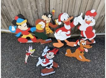Disney Wooden Holiday Figures