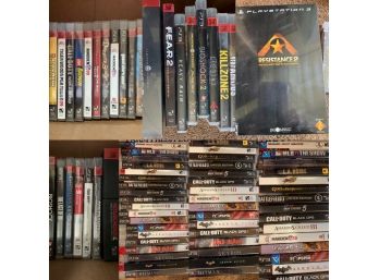 Large Lot Of PS 3 Games - Many New In Box