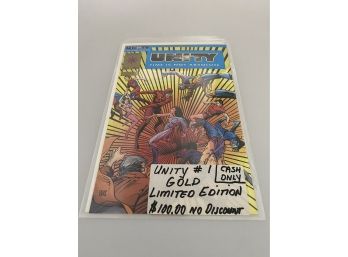 Unity #1 Gold Limited Edition Comic Book
