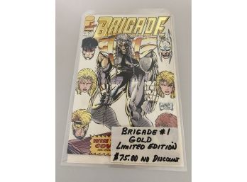 Brigade #1 Gold Limited Edition Comic Book