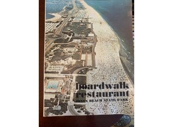 Vintage Jones Beach Boardwalk Restaurant Menu