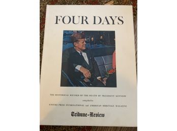 Four Days Hardcover Book.  Historical Record Of The Death Of President Kennedy