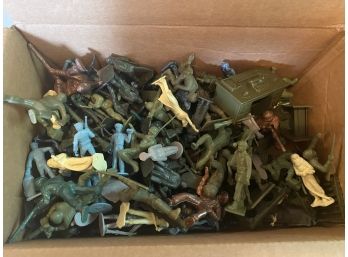 Box Of Plastic Army Men
