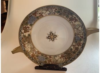 Hand Painted Nippon Plate With Handles