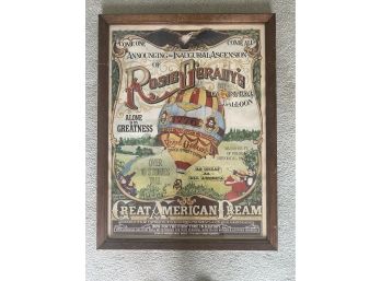 Framed Print With Collectable Pin