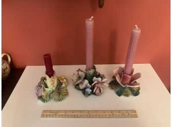 Floral Candleholders
