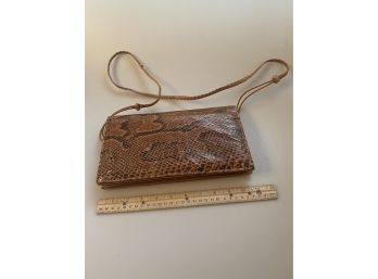 Vintage Snakeskin Handbag