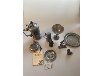 Assorted Pewter