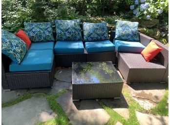Outdoor Patio Couch And Coffee Table