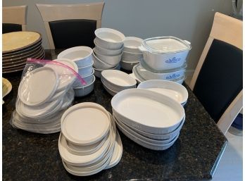 Large Lot Of Corningware