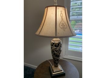 Lamp With Vine Design Base