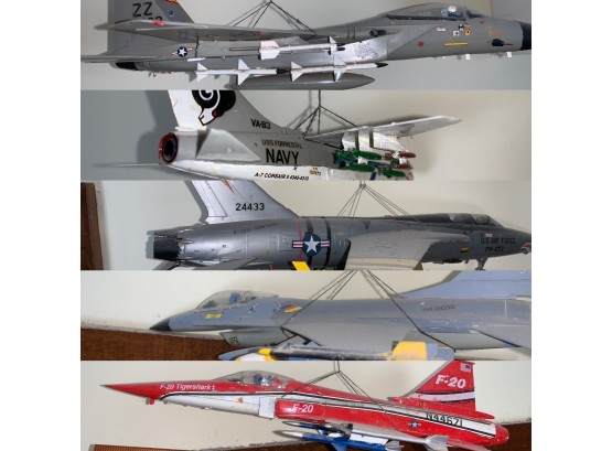 Lot Of 5 Model Airplanes (plastic)