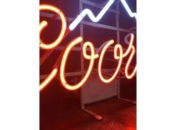 Lighted Coors Bar Sign