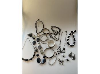 Black & White Costume Jewelry