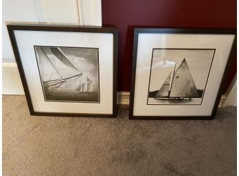 Pair Of 17x18 Sailboat Pics