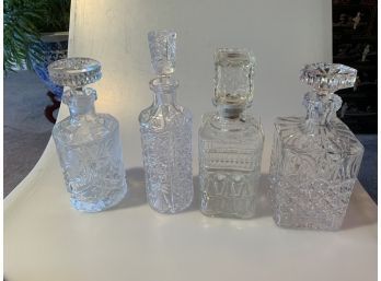 Lot Of 4 Decanters