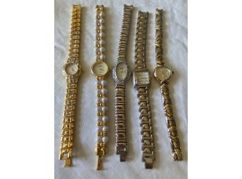 Lot Of 5 Ladies Watches