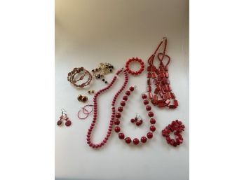 Reds & Pinks Costume Jewelry
