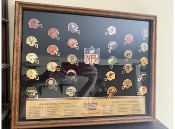 NFL Team Collector Pins Framed