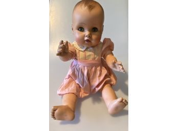 Vintage 13 Inch American Character Tiny Tears Doll W/Book