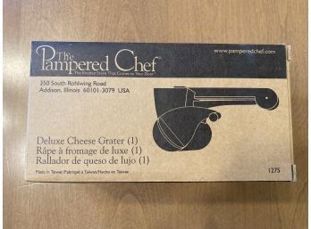 Pampered Chef NIB Deluxe Cheese Grater