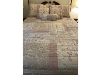 Queen Quilt Set With Matching Curtains