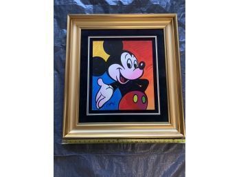 Signed And Numbered Peter Max Mickey Mouse