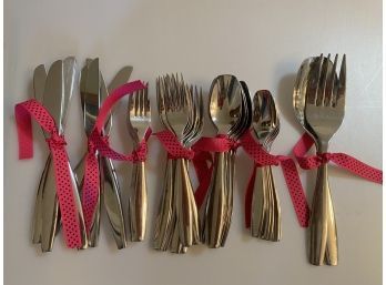 Stainless Flatware Service For 8