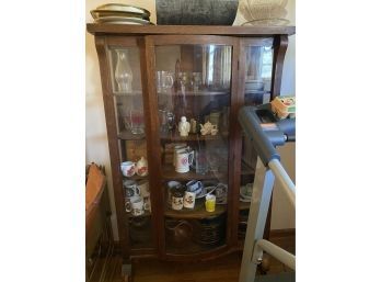 Antique Glass Curio Cabinet